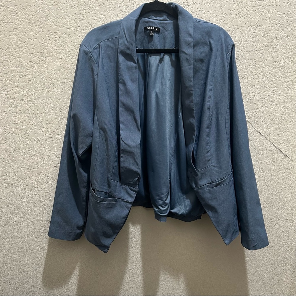 Torrid Women's Slate Blue Blazer